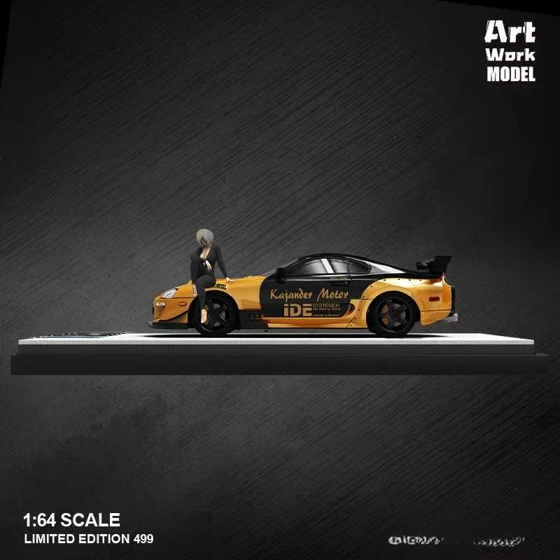 Timemicro x Art work 1:64 A80 Gold Gen4  Diecast Model Car