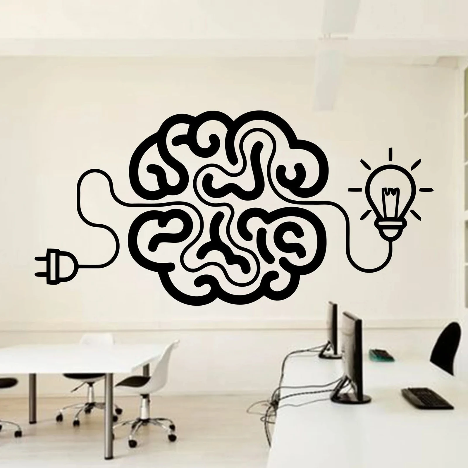 Office Idea Vinyl Wall Decals Modern Workplace Incentives Wall Sticker Teamwork