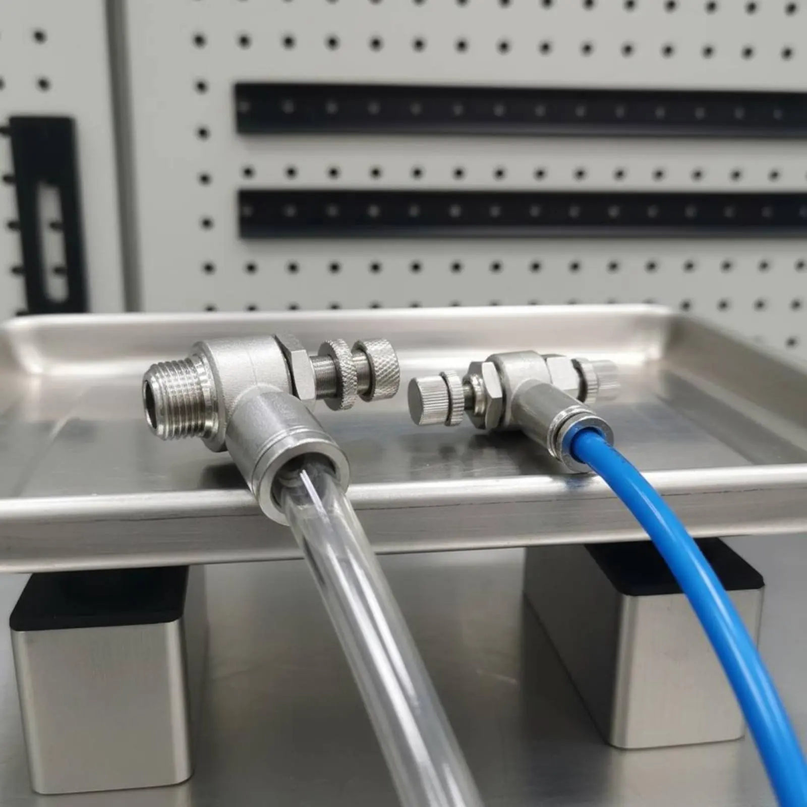 

Push to Connect Gas-Flow Adjuster Control Fitting NBR Sealing Gasket Stainless Steel Speed Adjuster Control Fitting Quick