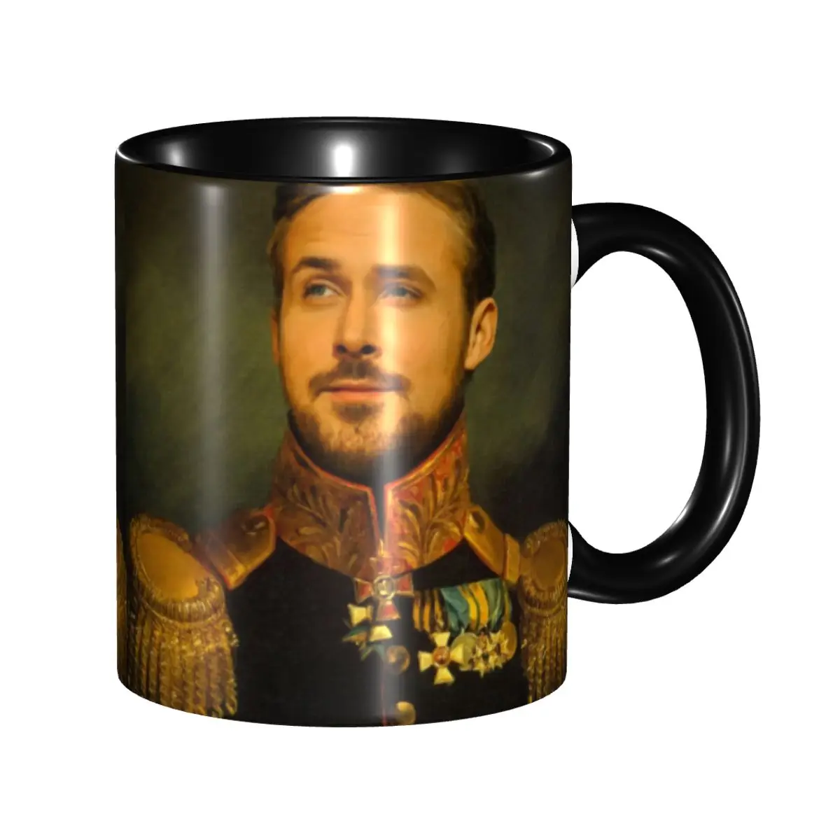 

DIY Canadian Actor Ryan Gosling Ceramic Mug Custom Coffee Cup Creative Gift