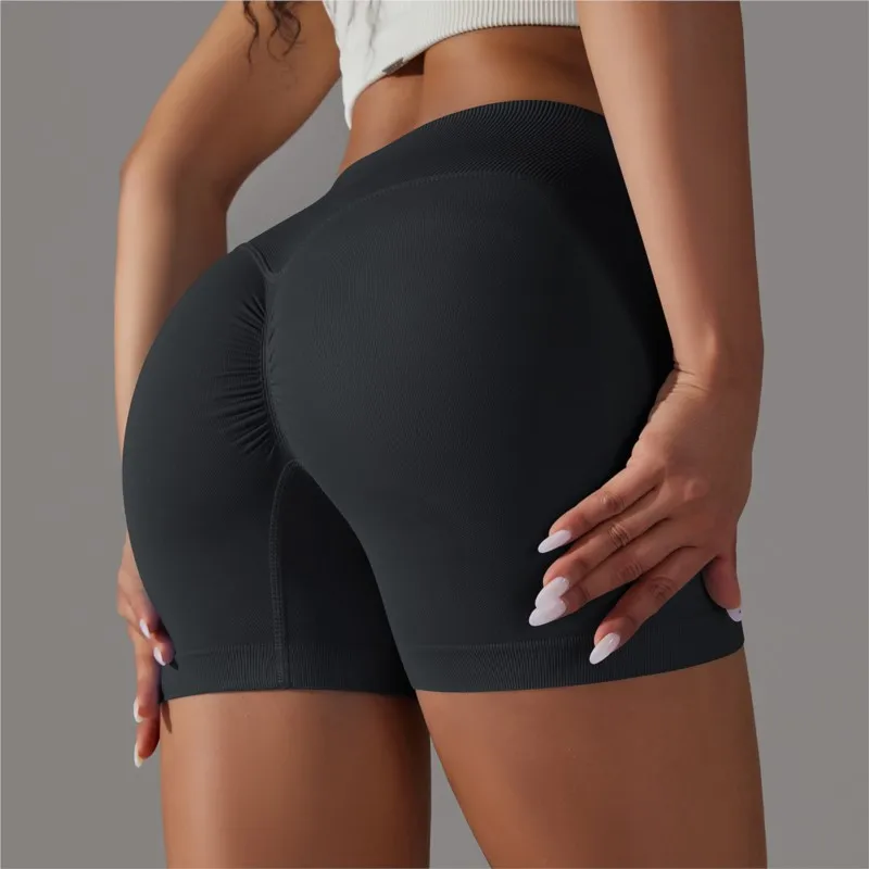 

2024 Women Leggins Deportivo Quick-drying Fitness Shorts High Waist Breathable Solid Running Pants Gym Butt-lifting Yoga Shorts