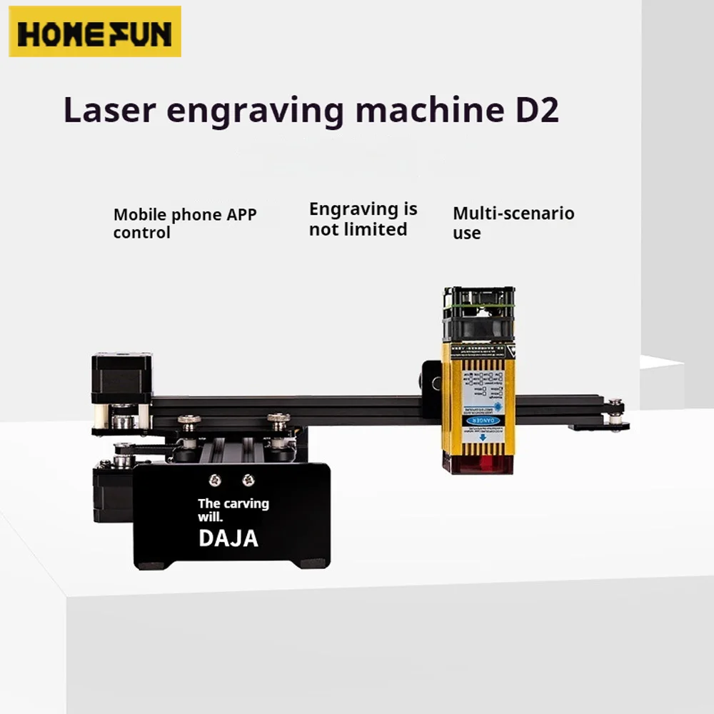 

DAJA D2 20W Portable Laser Engraving Machine Laser Engraver CNC Machine DIY for engrave Stainless Steel Leather Glass Acrylic Wo