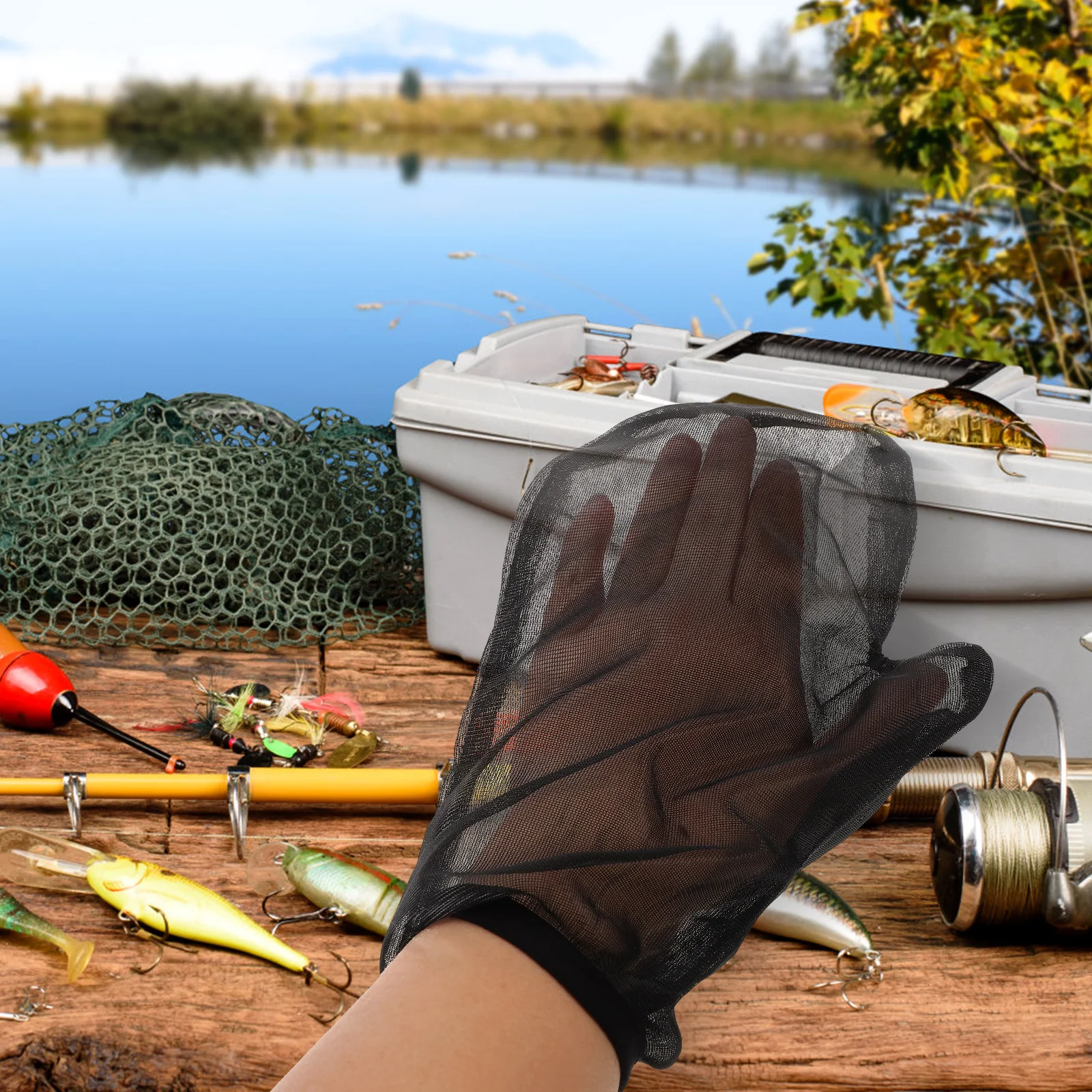 

Anti Mosquito Clothing Gloves Set Durable Breathable Mesh Perfect for Fishing Hunting Hiking Jungle Full Protection