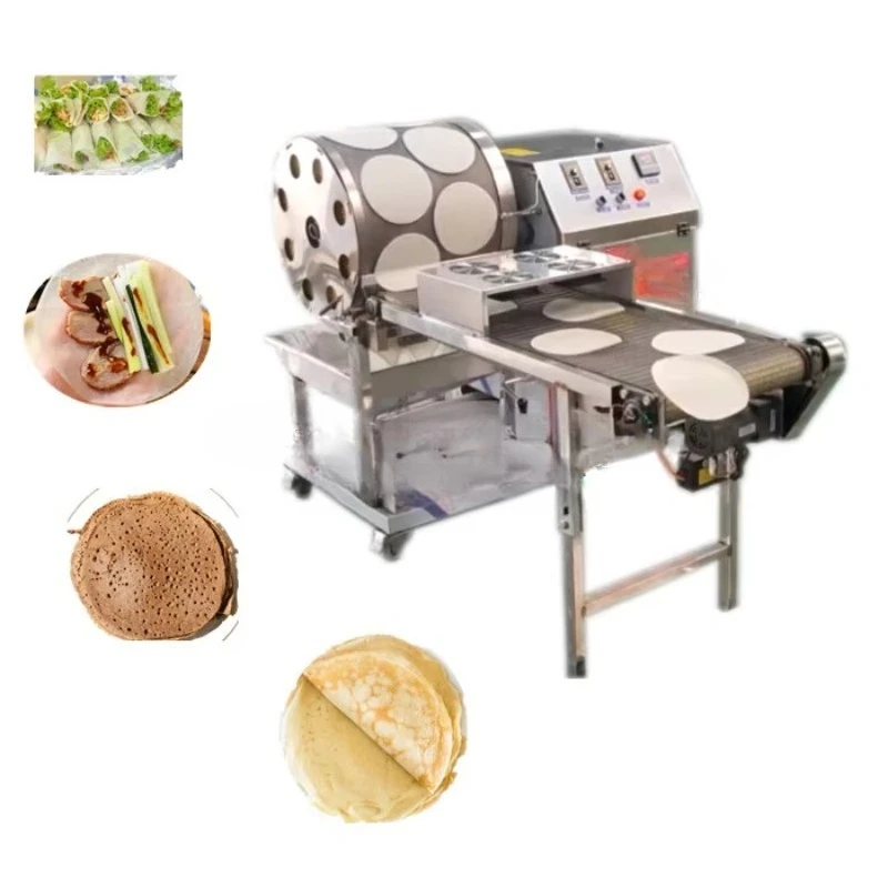 Injection Machine Packaging Spring Rolling Machine, Pancake Making Samosa Sheet Making Machine