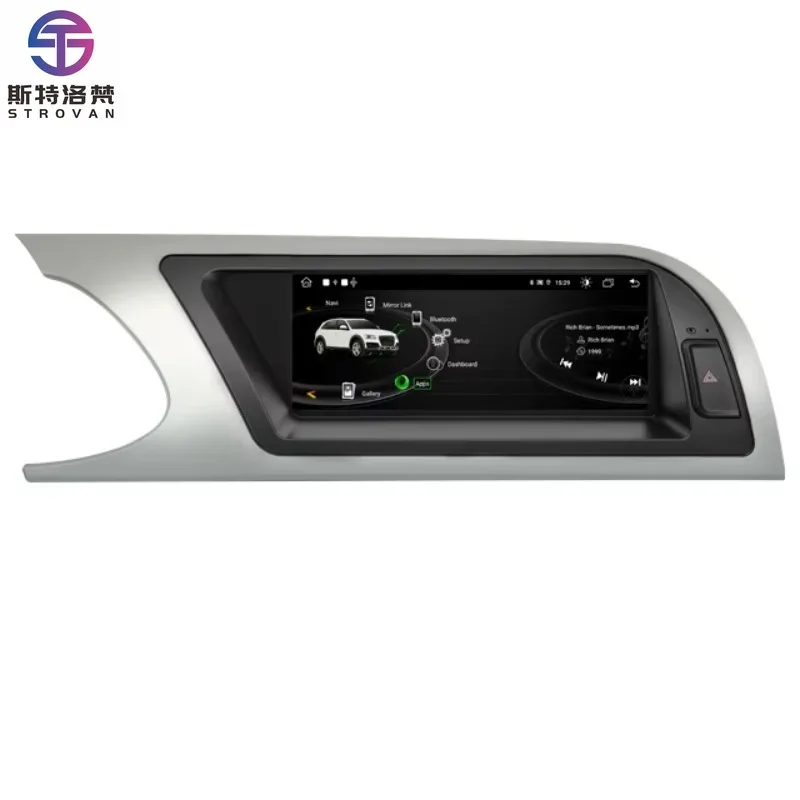 STLF CLRAK 8.8inch Android 9 Smart Car Navigation System for A4L 2009-2012 Built-in USB Connection Dashboard Mount Full N