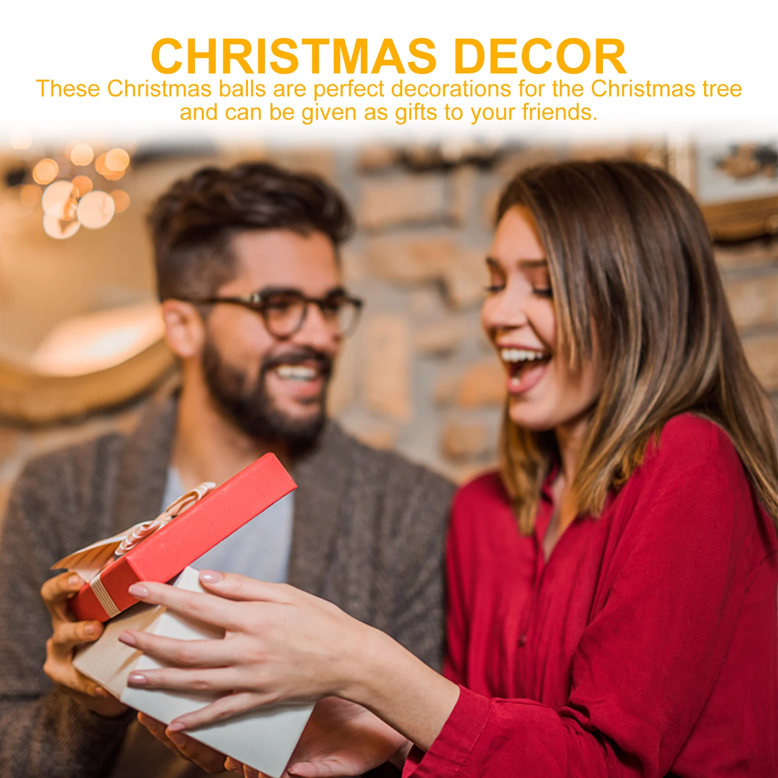 

6Pcs Iron Art Golden Hollow Christmas Hanging Balls Multipurpose Ornaments for Tree Window Door Exquisite Holiday Decor