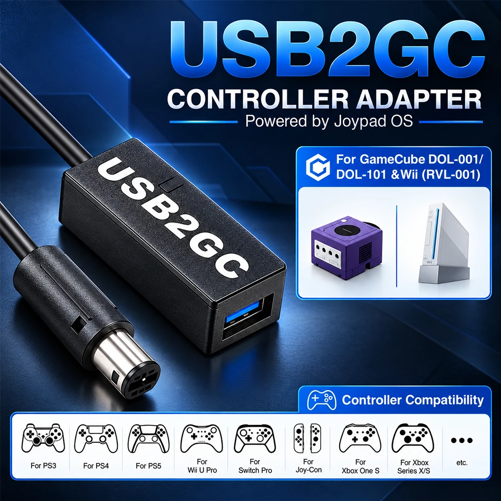 Retro Gaming Usb Stick - Adapter USB2GC USB Controller do NGC