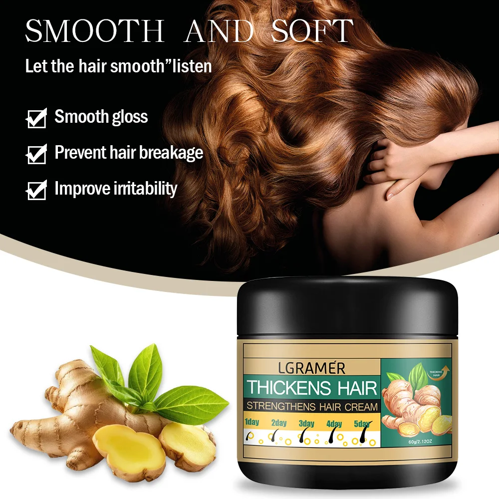 Ginger Hair Conditioner Improves Dryness and Branching Nourishes and Strengthens Hair Roots Moisturizes Hair Follicles Unisex