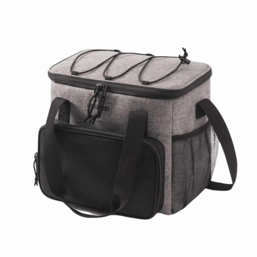 Leakproof Insulated Ice Bag Large Capacity Oxford Cloth Insulated Thermal Bag Handheld Durable Thermal Lunch Pouch Outdoor