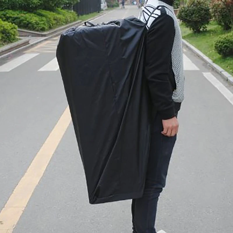 Large Capacity Baby Stroller Storage Bag with Hand Strap Black Dust Cover Organizer Dustproof Stroller Travel Bag For Airplane