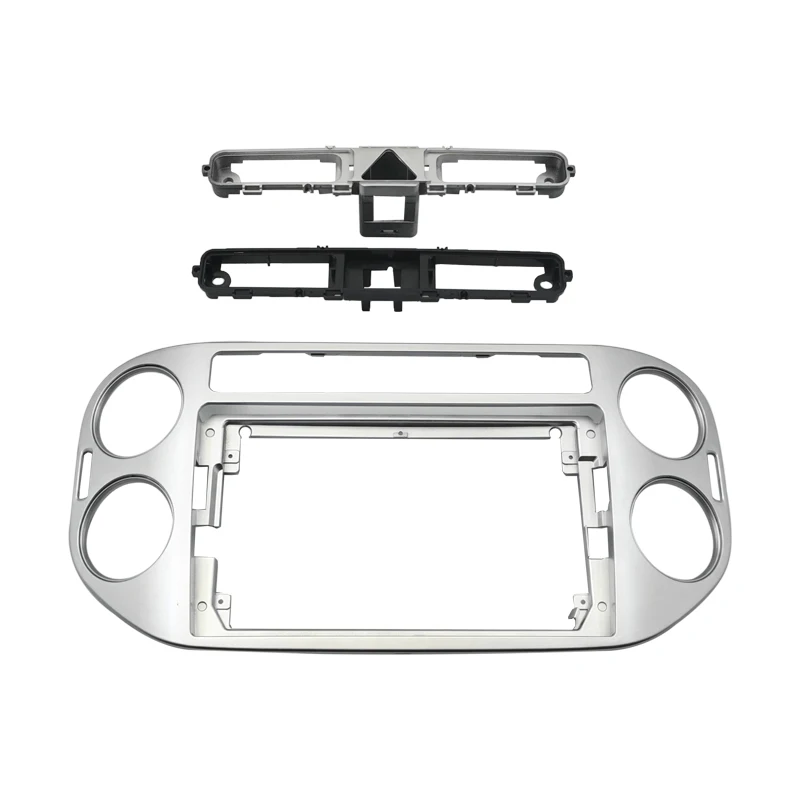 

Intelligent Library Wholesale Car Accessory 9" Radio Video Fascia Panel For VW Tiguan Gray 2010-2016 Audio Multimedia Player Fra