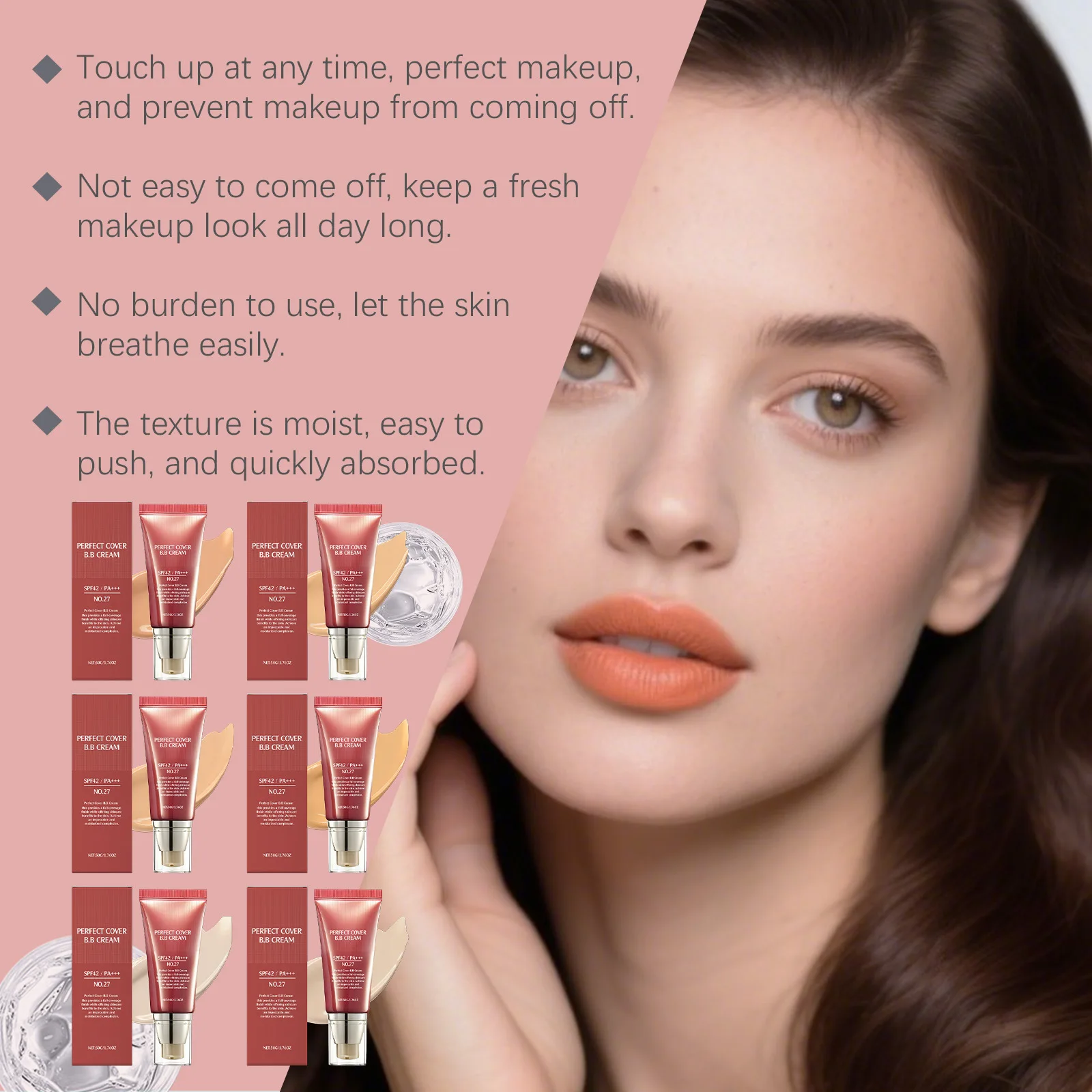 BB Cream Concealer Poriën Vlekkeloze vloeibare foundation Langdurige controle-olie-isolatie Concealer Makeups