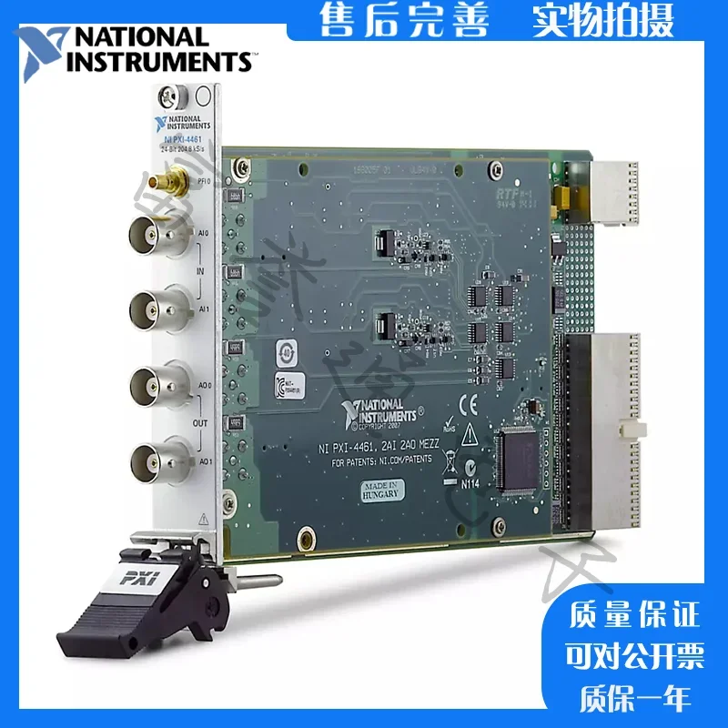 New US NI PXI-4462 779688-01 Dynamic Signal Analyzer 24-bit Acquisition Card