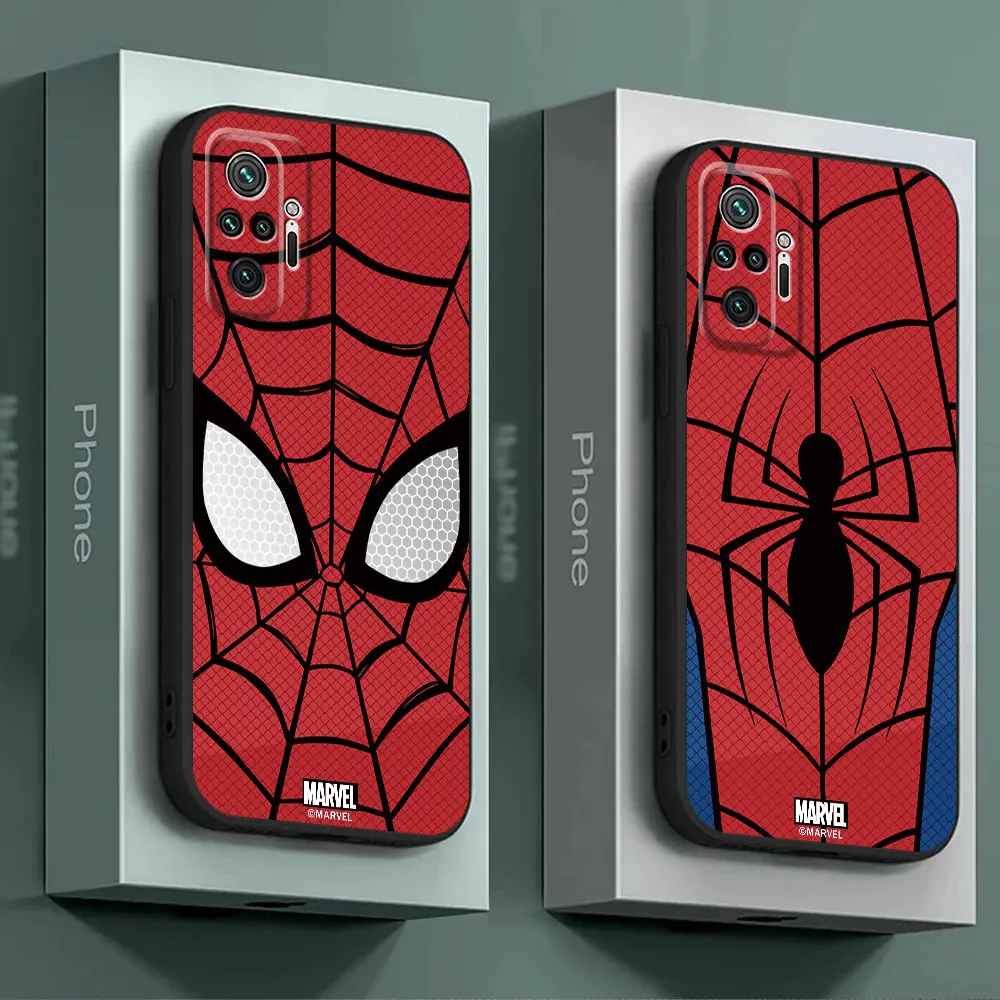 Cover Marvel superhero Spider Man Phone Case for Redmi 12C 10C 10A 9C 9T K50 Gaming K40 Pro 10 12 K60 K60E K40s A2 A1 Plus 9A 9