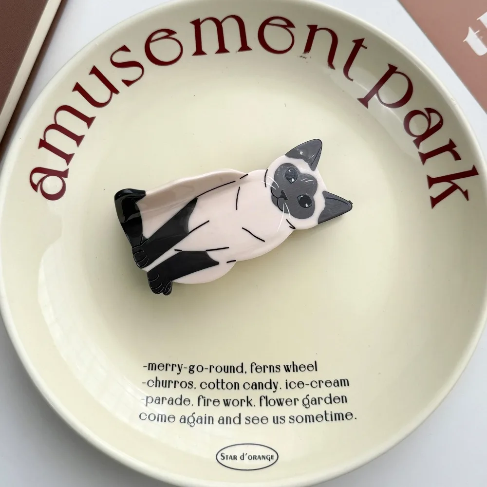 

Креативная уксусная кислота, ацетатная кошачья шерсть, коготь, мультяшная заколка для волос, заколка для волос в виде животного, аксессуары для волос для домашних животных, заколка в виде акулы для девочек