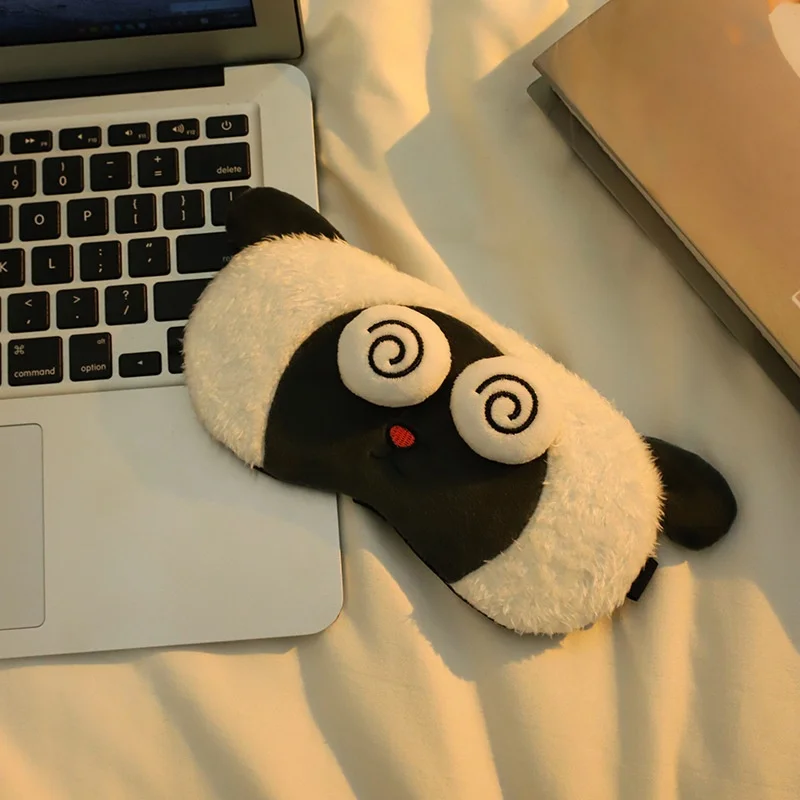 Cute Cartoon Little Sheep Funny Eye Mask for Sleeping, Light-Blocking Special Sleeping Eye Mask for Girls