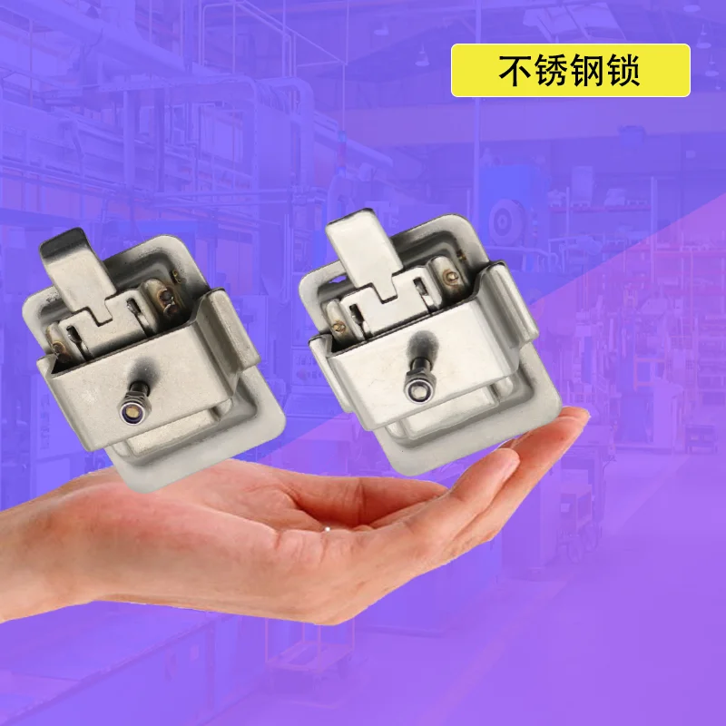 

Stainless Steel Flat Lock for Industrial Automation Cabinet Door Hardware Accessory - Machinery Equipment Security