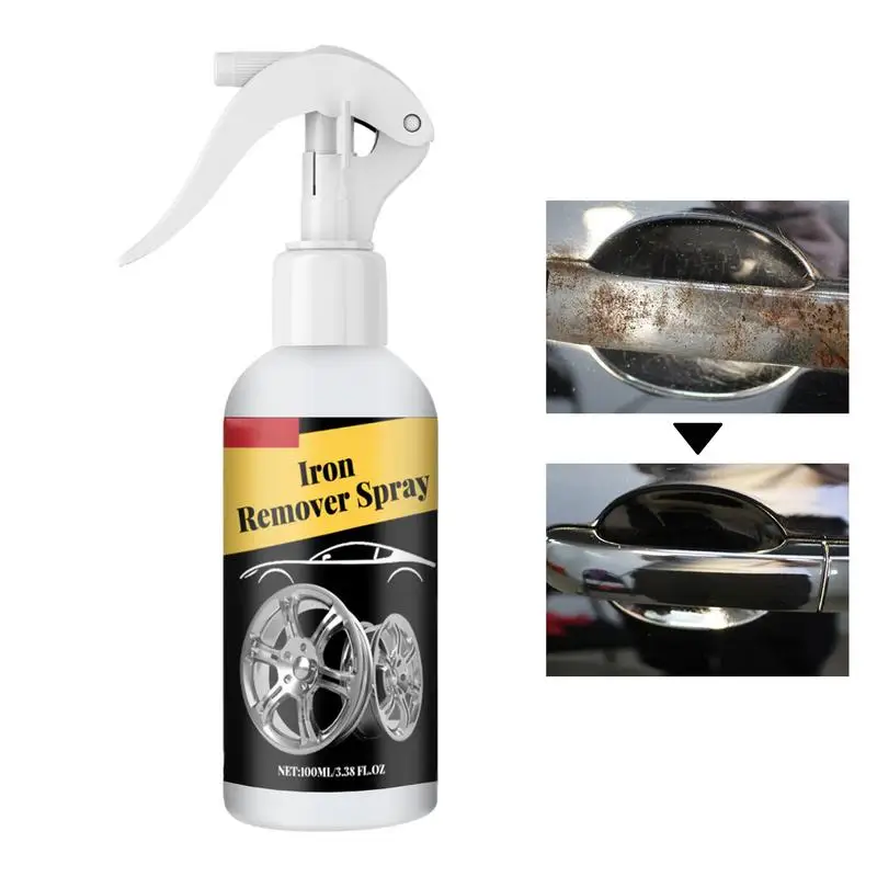 

Car Rust Removal Spray 3.38fl Oz Chrome Cleaner Rust Remover Rust Preventive Chrome Cleaner Spray Rust Stain Remover For Cars