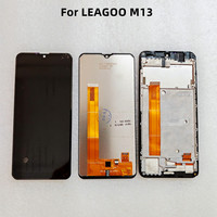 Original For Leagoo M13 LCD Display Touch Screen Sensor Digitizer Assembly Front Leagoo M13 Display Panel Glass Full LCD