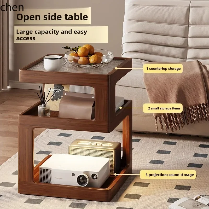 

H5.22 All Solid Wood Creative Bedside Cabinet Storage Locker Small Bedroom Bedside Shelf