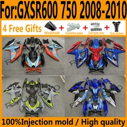 fit for GSXR 600 750 2008 2009 2010 K8 gsxr600 gsxr750 08 09 10 full Fairing ABS Body Kit Motorcycle bodywork Fairings kits