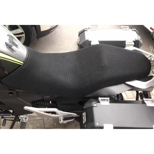Imagen 2 del producto Funda para asiento de motocicleta CFMOTO 450MT 450 MT, tela de malla 3D, cojín protector para asiento, accesorios 450MT, funda de asiento con aislamiento térmico