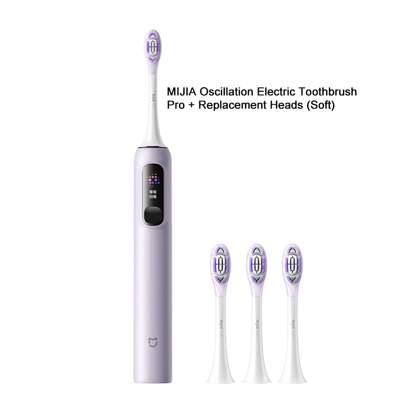 MIJIA Sonic Vibration Electric Toothbrush Pro,Smart 4 Modes, Long Battery Life, IPX8 Waterproof,LED Screen & Travel Lock image 3