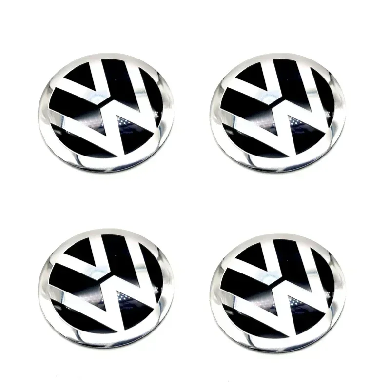 75mm 4pcs Car Styling Wheel Center Hub Sticker for VOLKSWAGEN Golf 5 6 7 Polo Passat Tiguan CC Bettle Bora Touran Jetta Santana