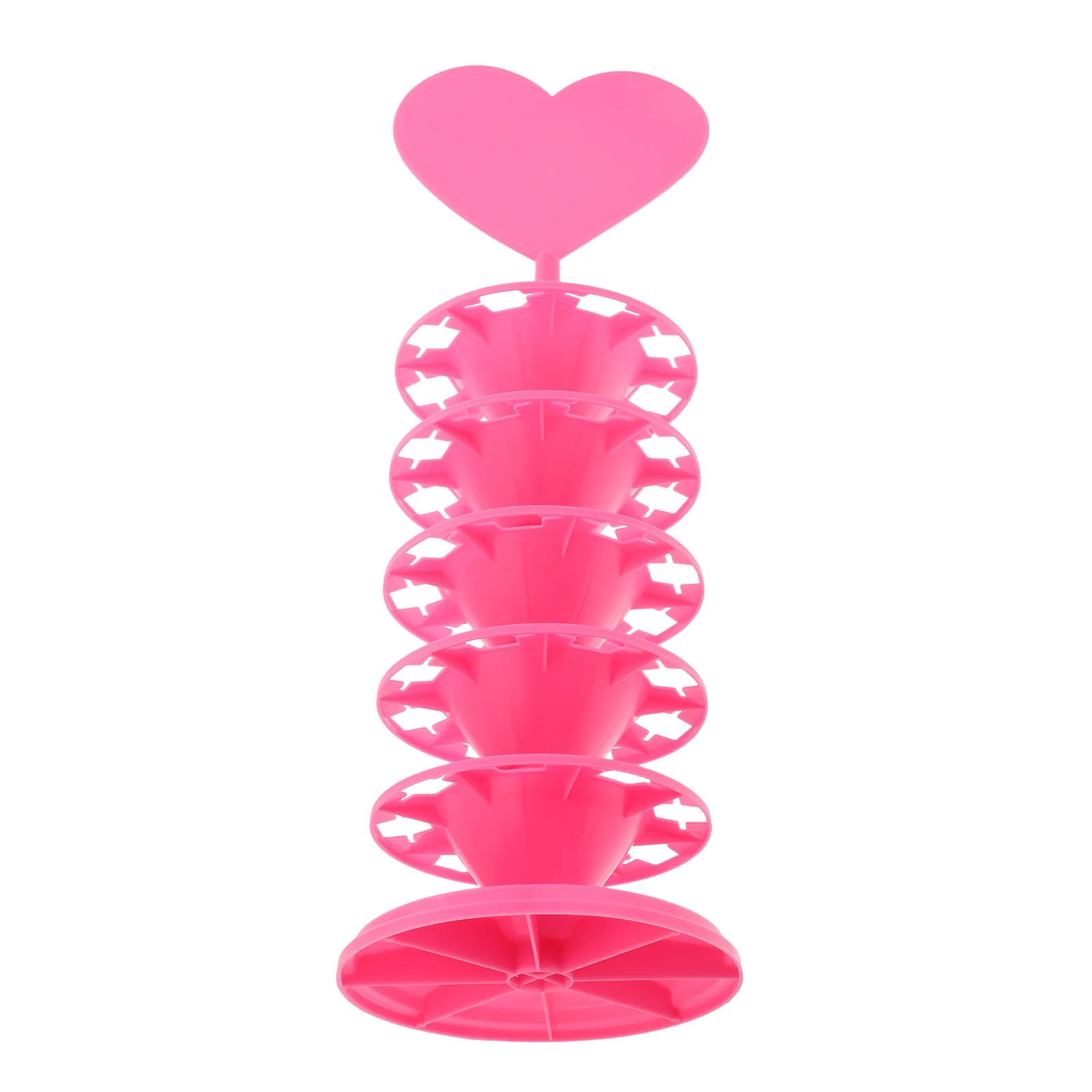 

Marshmallow Display Tower Shaped Adjustable Height Lollipop Cake Pop Holder Plastic Birthday Wedding Party