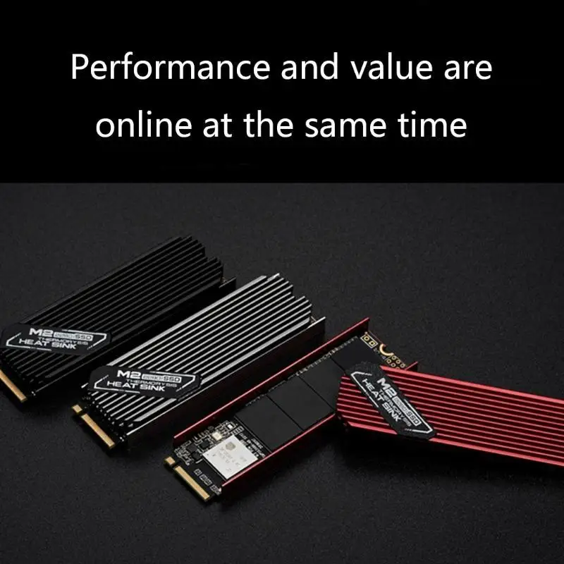 Fotografia 6: Para m.2 ssd almofada de resfriamento dissipador de calor nvme pci-e para m.2 2280 ssd disco rígido dissipador de calor refrigerador térmico para desktop pc