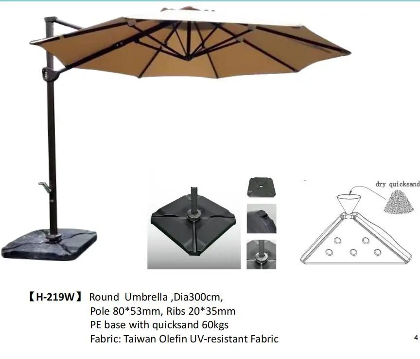 ODM ODM Customized Outdoor Square Single Layer Rome Parasol Garden Roman Offset Umbrella Outdoor Sun Garden Parasol Outdoor
