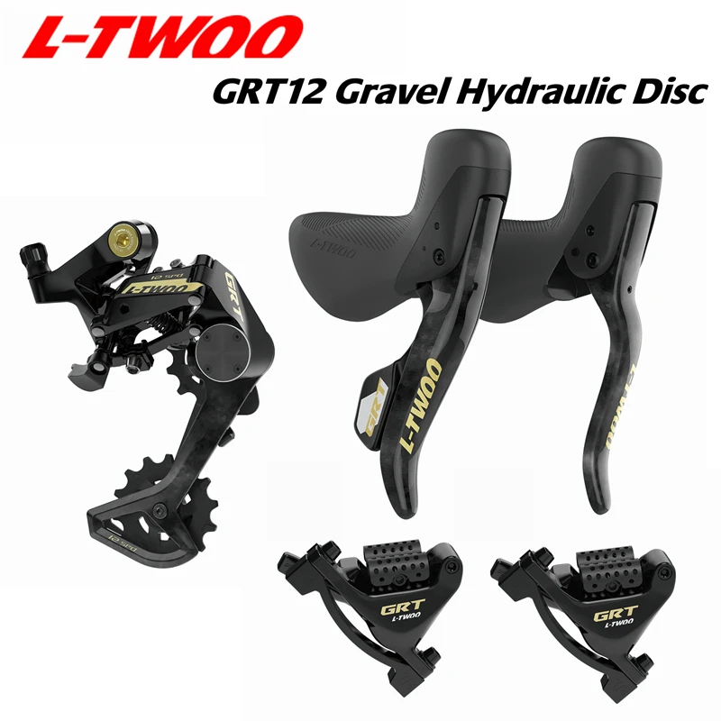 

LTWOO GRT 12 - Disc 1x12s Road Hydraulic Disc Brake Gravel Groupset Carbon Fibre, 5 kit, Benchmark GRX