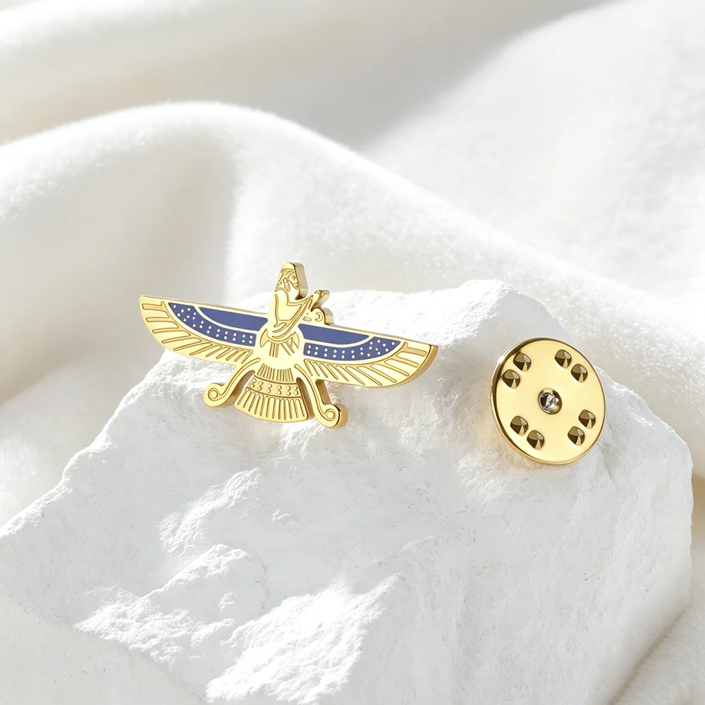 쿨타임 파라바하르 핀 배지 블루 에나멜 고대 페르시아  - Tuxedo Lapel Pin 리뷰 및 가격