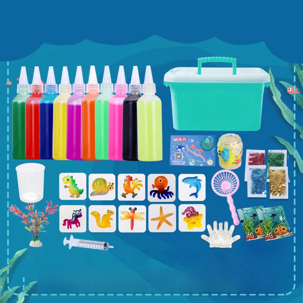 Kit de juguete de elfo de agua mágica, Gel de agua de Hada del Agua, Gel acuático para niños, hecho a mano, Hada Mágica DIY, Kit de Gel de agua mágico