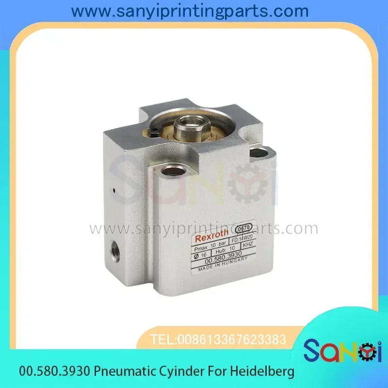 

1-компонентная печатная машина Heidelberg 00.580.3930, автоматический пластинчатый цилиндрический клапан для деталей SM74 PM74