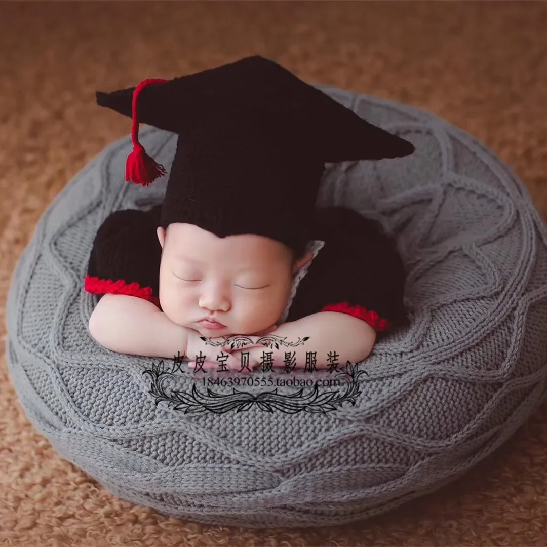 Ropa de fotografía para recién nacido, traje de sesión de fotos de bebé, diseño de pequeño médico, estudio de luna llena, cien días