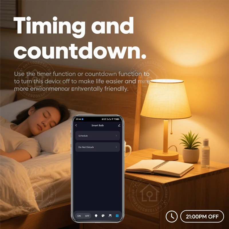 E27 Смарт-лампа Tuya Bluetooth Светодиодная лампа 18 Вт 15 Вт 9 Вт 220 В RGB Лампа Управление через приложение Таймер Регулируемая синхронизация музыки Работает с Smart life