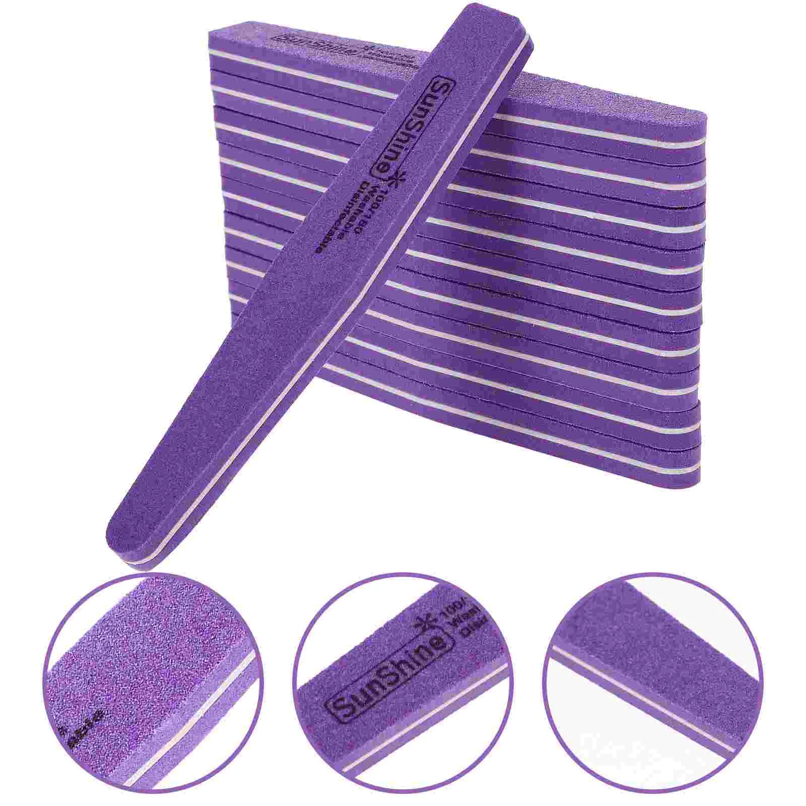 

10 Pcs Nail Polish File Block Finger Decorative Files Tools Washable Manicure High Elastic Sponge Gel