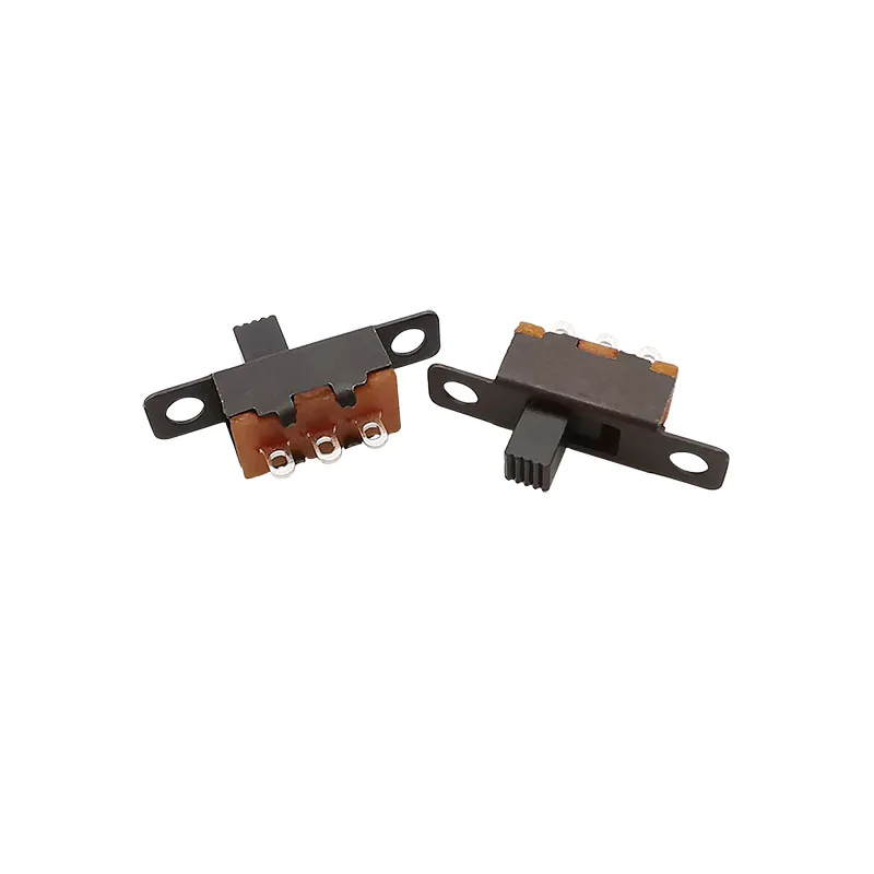 10Pcs SS12F15 Mini Toggle Switch 3 Pins 1P2T Slide Switch For DIY Electronic Toy Projects Handle High 3-6MM DC 50V 0.5A