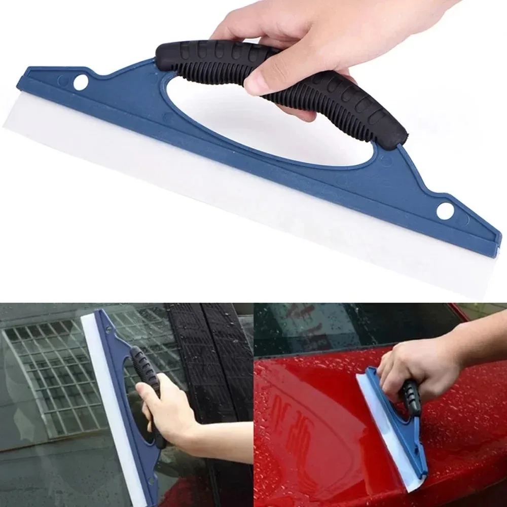 Auto-Abzieher mit weicher Silikon-Gummiklinge, geeignet für die Reinigung von Autoscheiben, Karosserien, Glas und Haushaltsfenstern.
