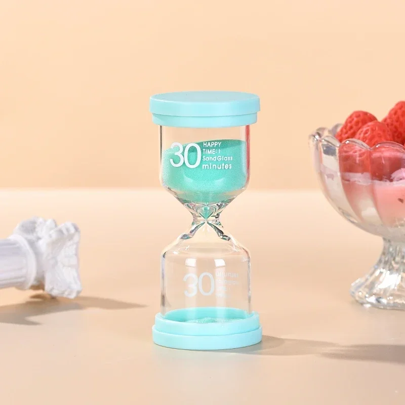 1PCS 3/5/10/15/30 Minuten Bunte Sanduhr Sanduhr Kinder Kid Geschenk Spielzeug Sand timer Stunde Glas Hause Dekoration Sand Uhr – Detail 8