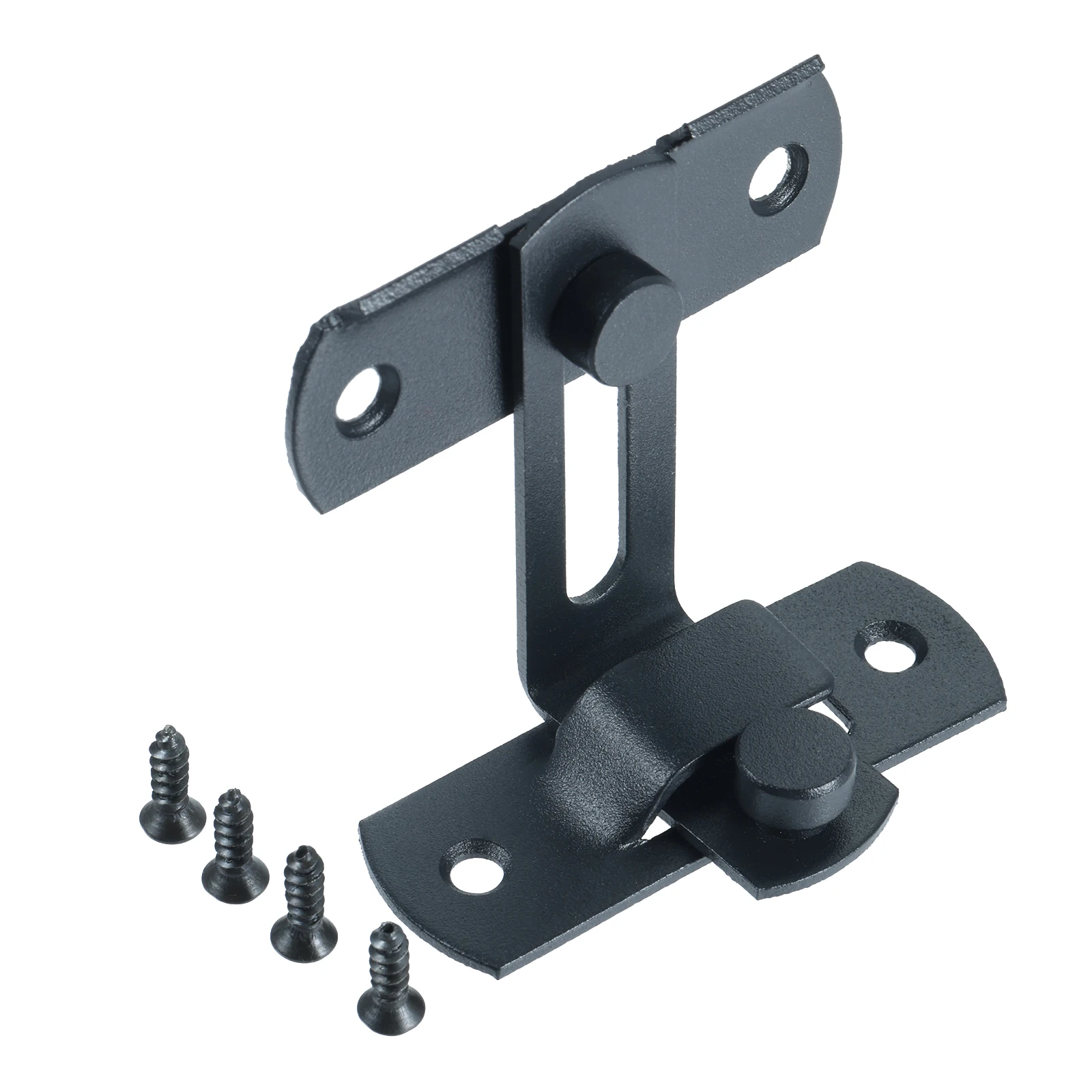 

1 Set Door Latch Doors Locks 90 Degree Right Angle Door Latch Buckle Hasp Sliding Lock Barrel Bolt Hardware Safety Door Bolt