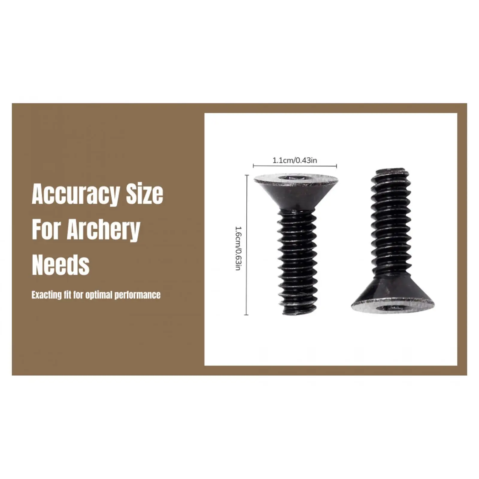 2 قطعة القوس البصر المسمار محول الرماية البصر تصاعد ل قوس منحني مجمع القوس الهدف الصيد سحب الرماية استبدال جزء #6