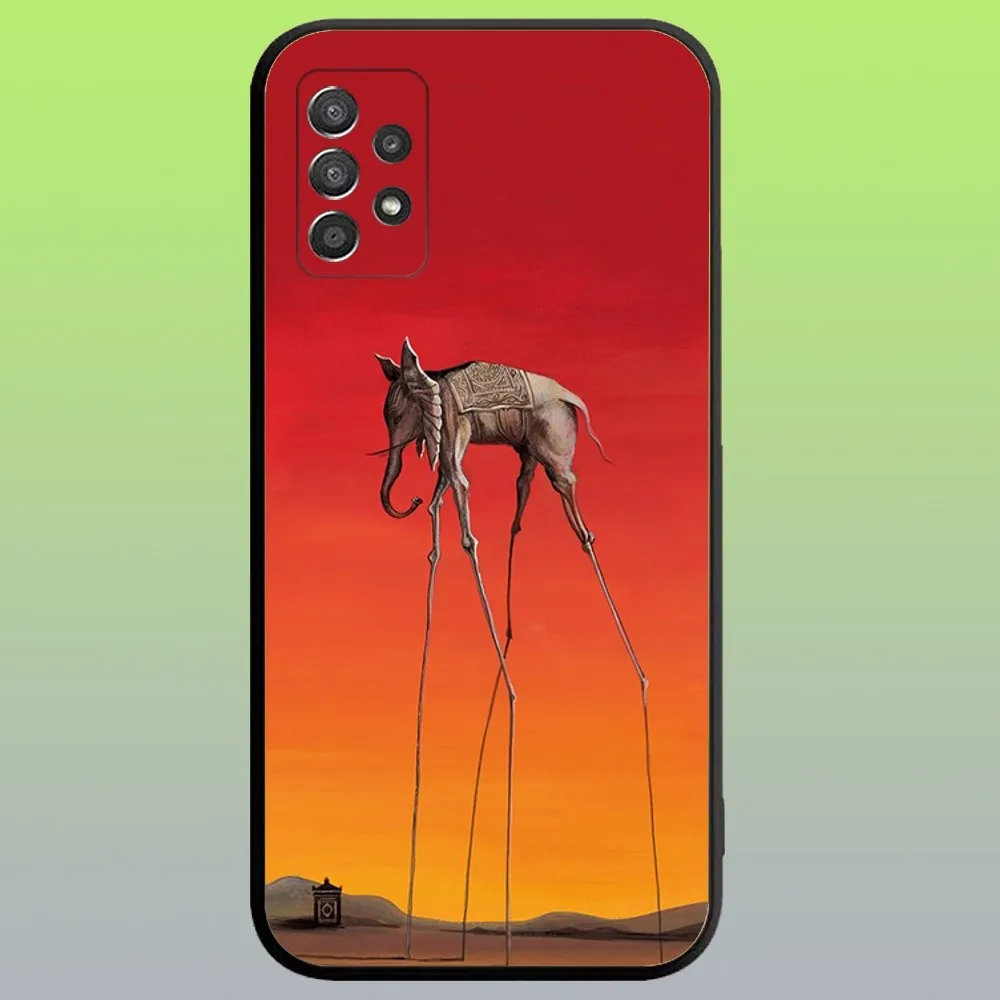 S-Salvador D-Dali Painting Surrealism Phone Case For Samsung Galaxy A20,A21s,A22,A31,A32,A52,A53,A72,73,A80,A91 Soft Black Cover