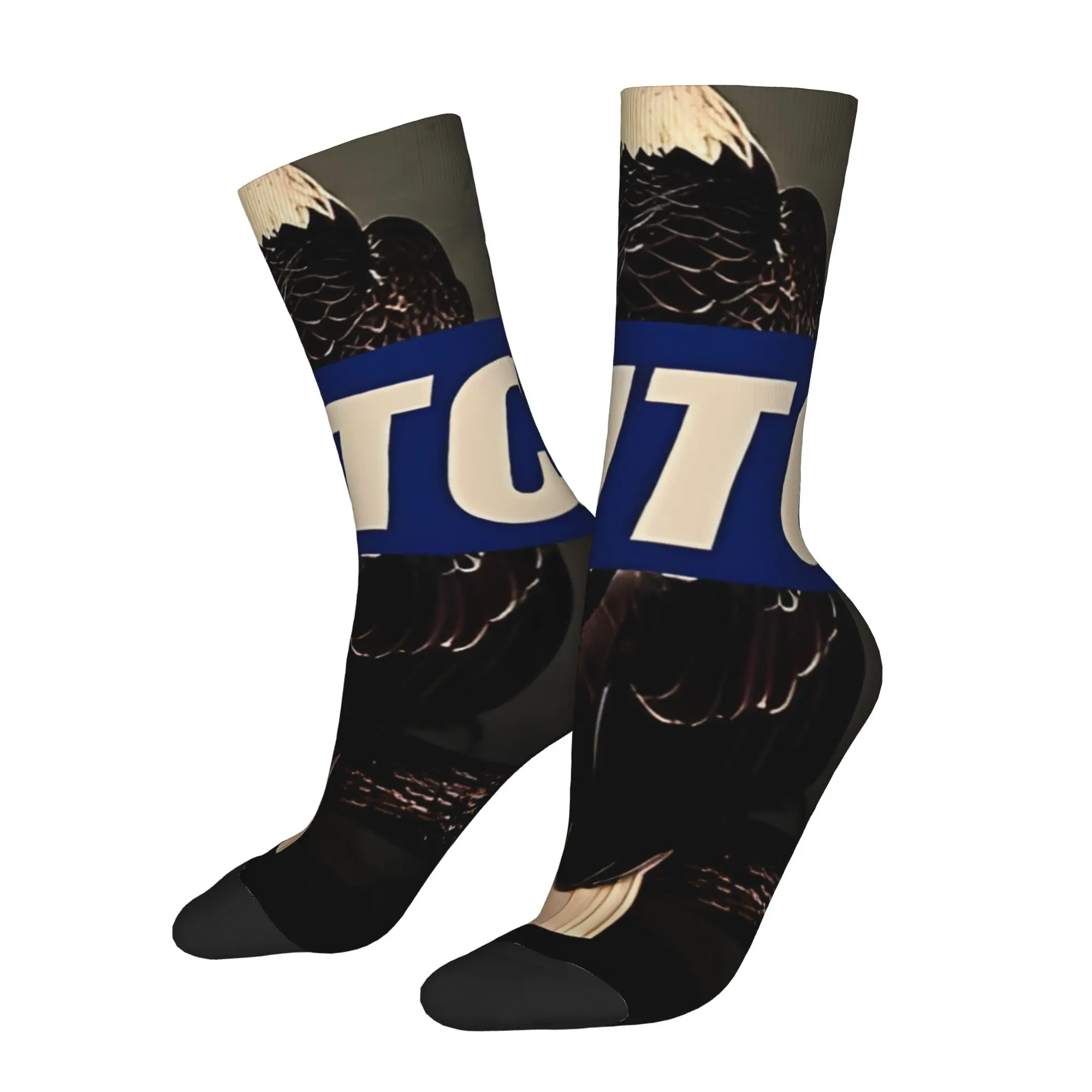 Funny Sock Clutch Band Clutch Metal Rock Band  Logo Tour Album Vintage Quality Pattern Printed Men Socks Novelty Men's Socks