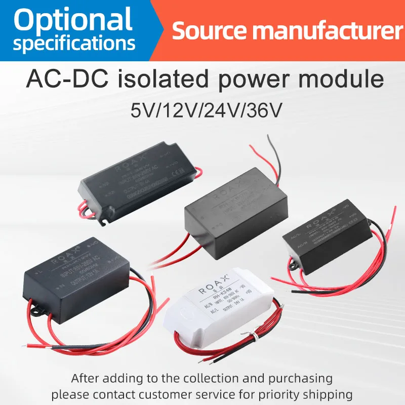 Ac to Dc Converter 220v To 5v 12v 24v Power Module 5w 15w 24w 36w 60wLsolated Step-Down Switching Power Supply