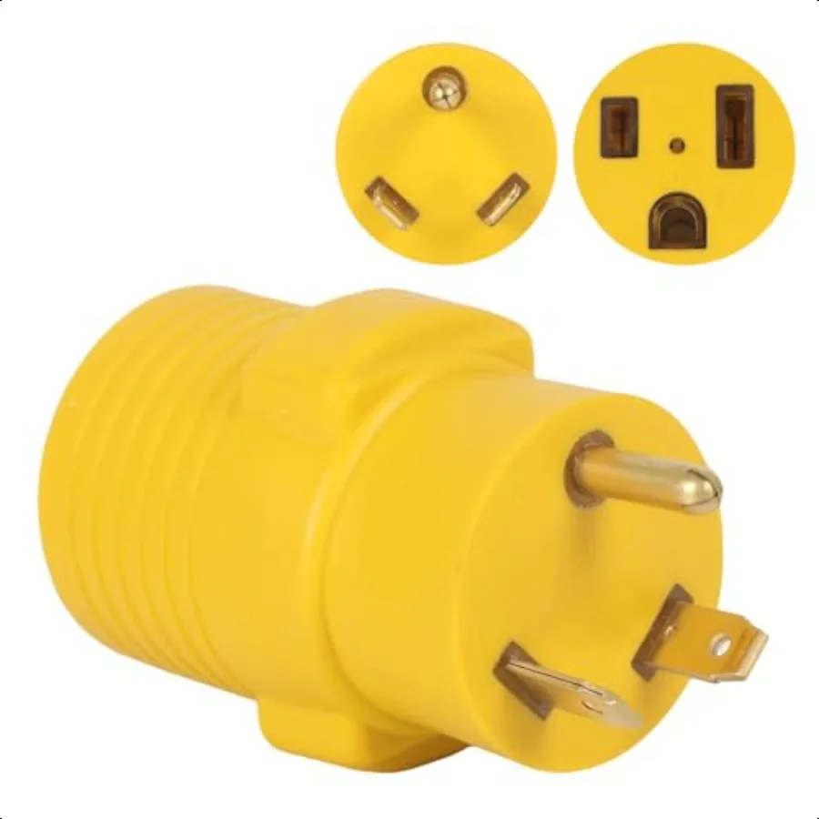 

Адаптер сварщика NEMA TT30P на 650R, 3-контактный генератор RV для сварщика, адаптер питания 30 А TT30 Генератор RV, штекер на 50 А сварки