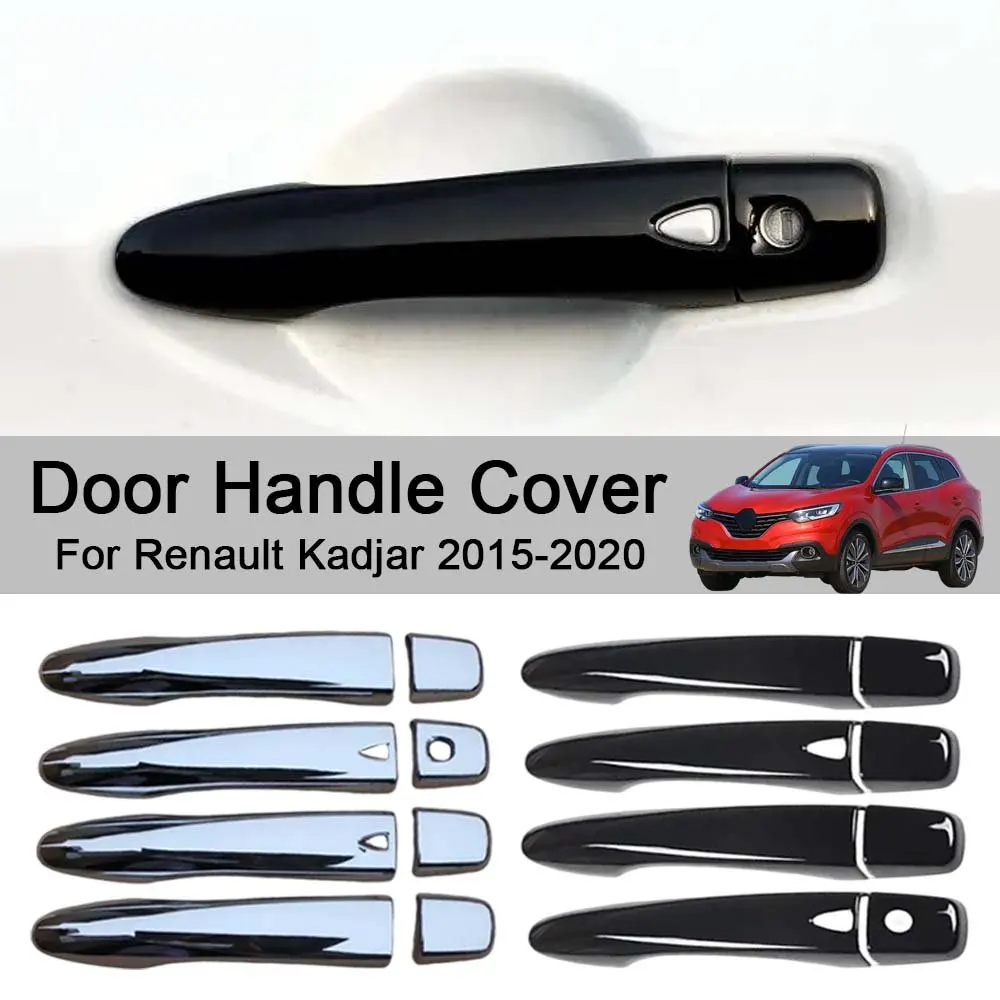Car Decoration Door Handle Cover For Renault Kadjar 2015-2020 Cars Accessories Exterior Styling Upgrade Modify A Car