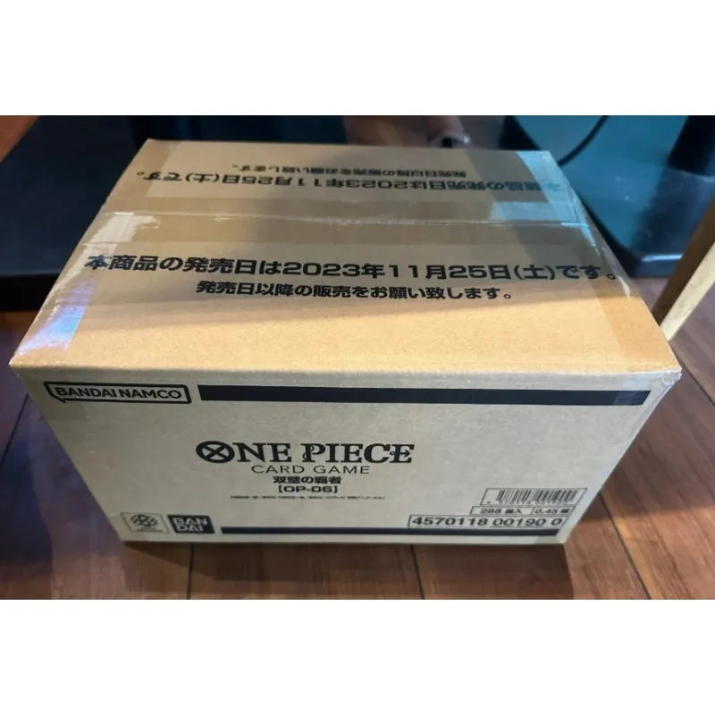 Bandai One Piece TCG OP06 Booster Box Japanese Sealed Card Box Luffy Wings of The Captain OPCG Collection Game Card Anime Toys