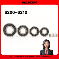 2PCS 4PCS 10PCS Bearing  6200 6201 6202 6203 6204 6205 6206 6207 6208 6209 6210 2RS Chrome Steel Deep Groove Ball Bearings